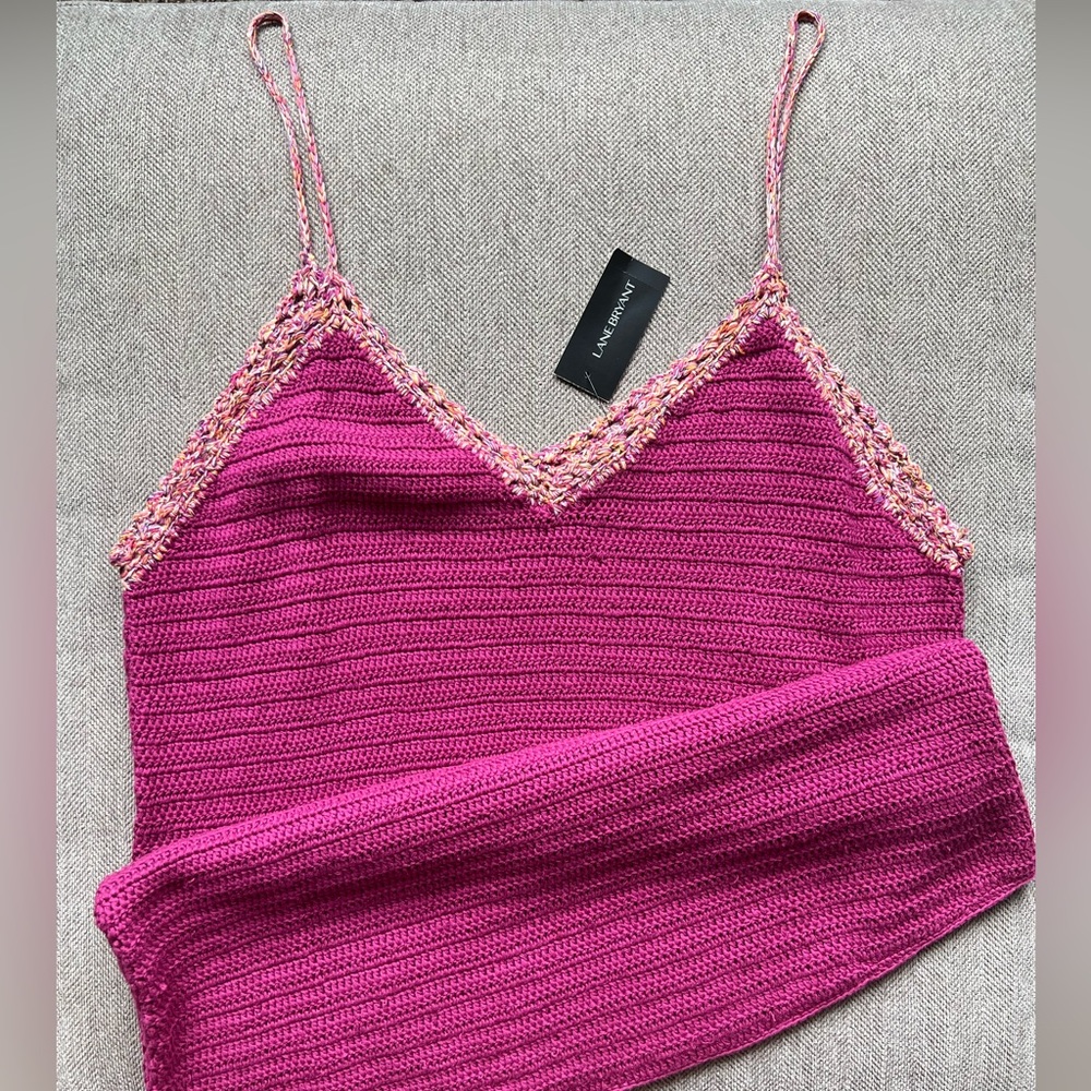 Lane Bryant Crochet Tank Top